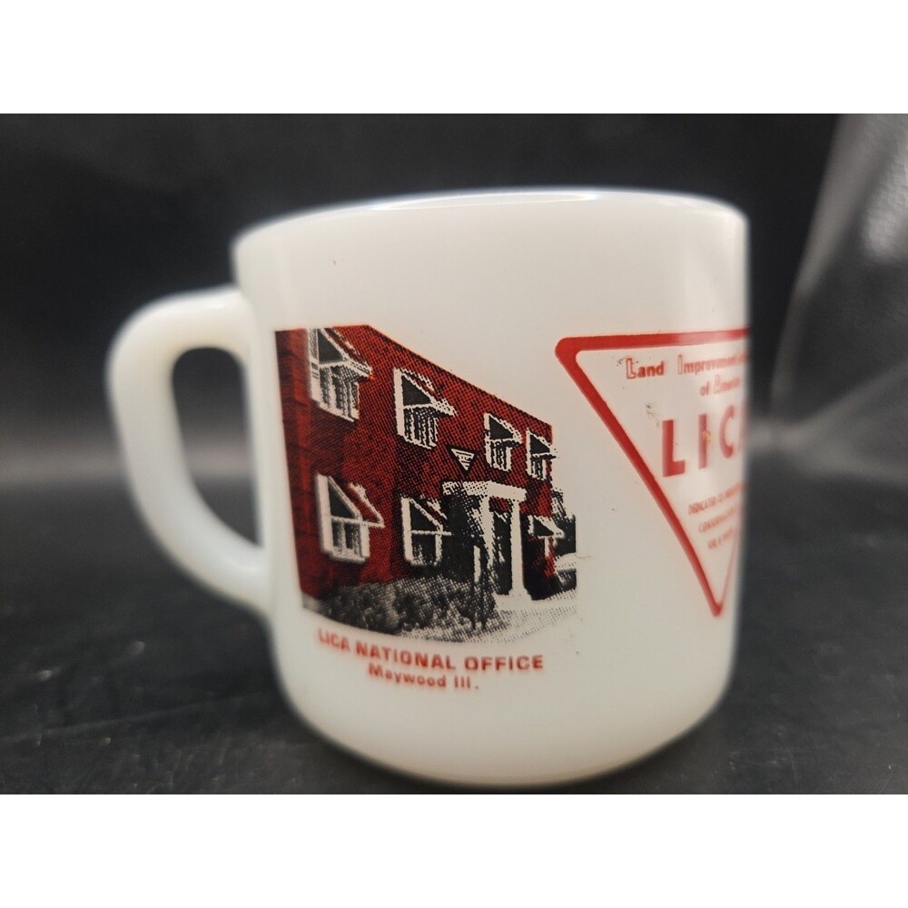 Vintage Fire King Land Contractors Of America Las Vegas 1978 Convention Mug